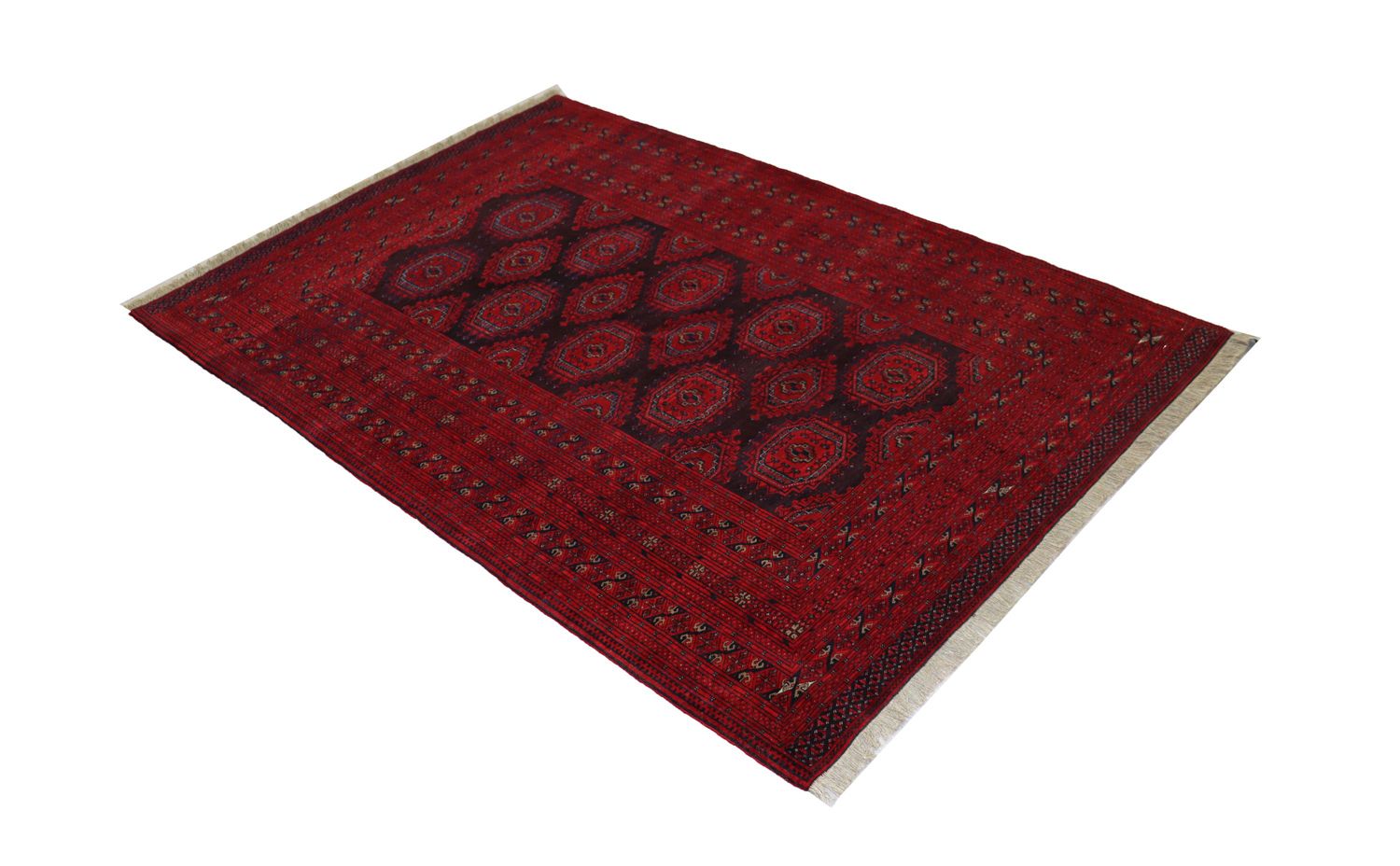 Belutsch Teppich 190 x 129 cm - rot