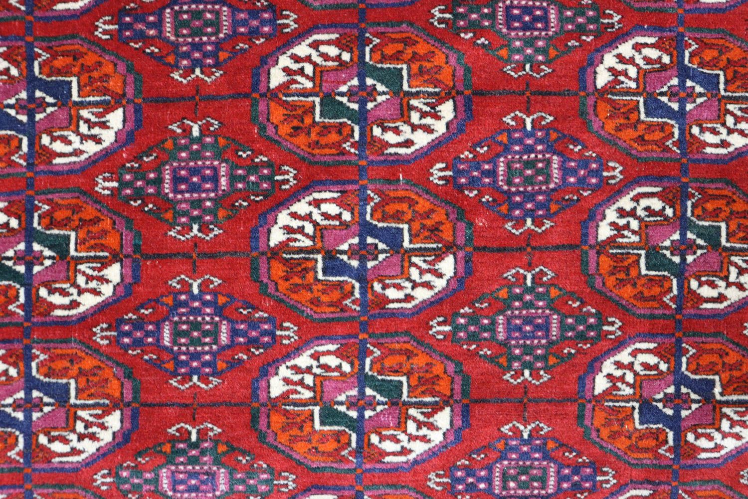Afghan Teppich - Buchara 180 x 123 cm - rot