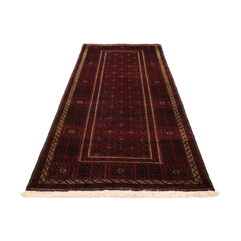 Läufer Belutsch - 203 x 101 cm - dunkelrot