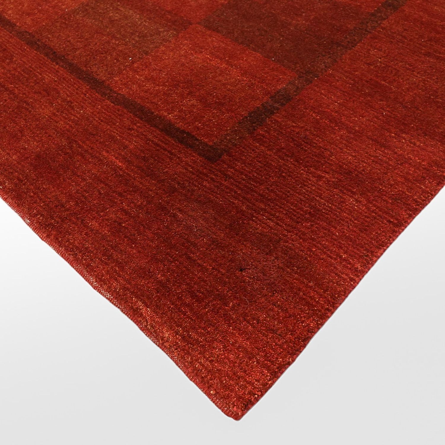 Gabbeh Teppich - Perser - 327 x 259 cm - dunkelrot