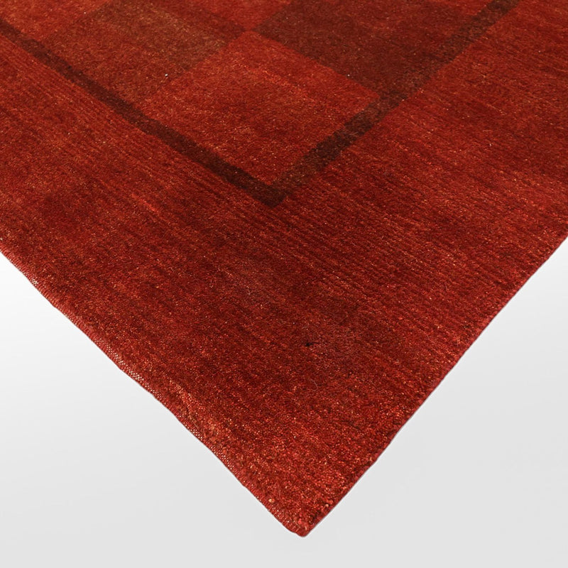 Gabbeh Teppich - Perser - 327 x 259 cm - dunkelrot