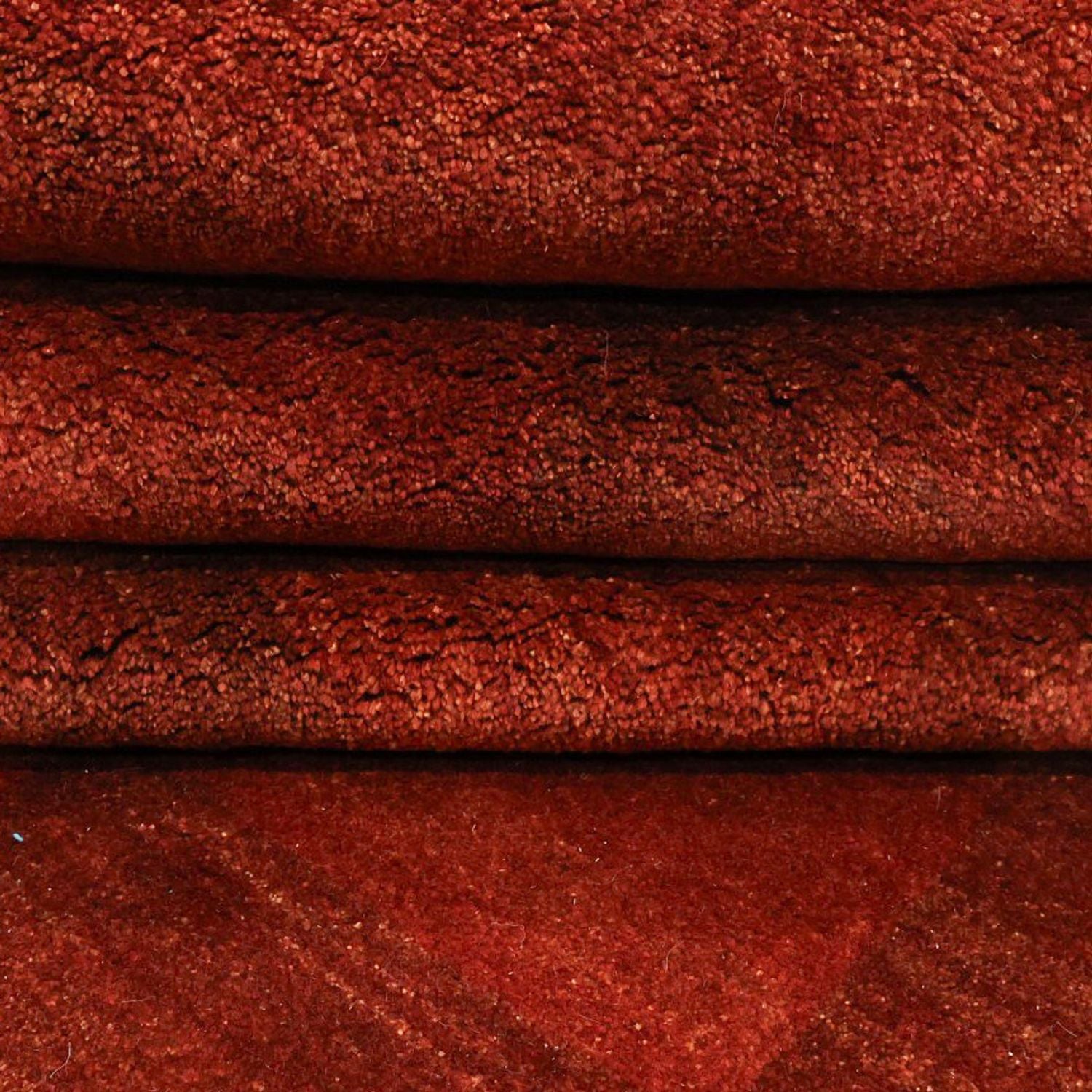 Gabbeh Teppich - Perser - 327 x 259 cm - dunkelrot