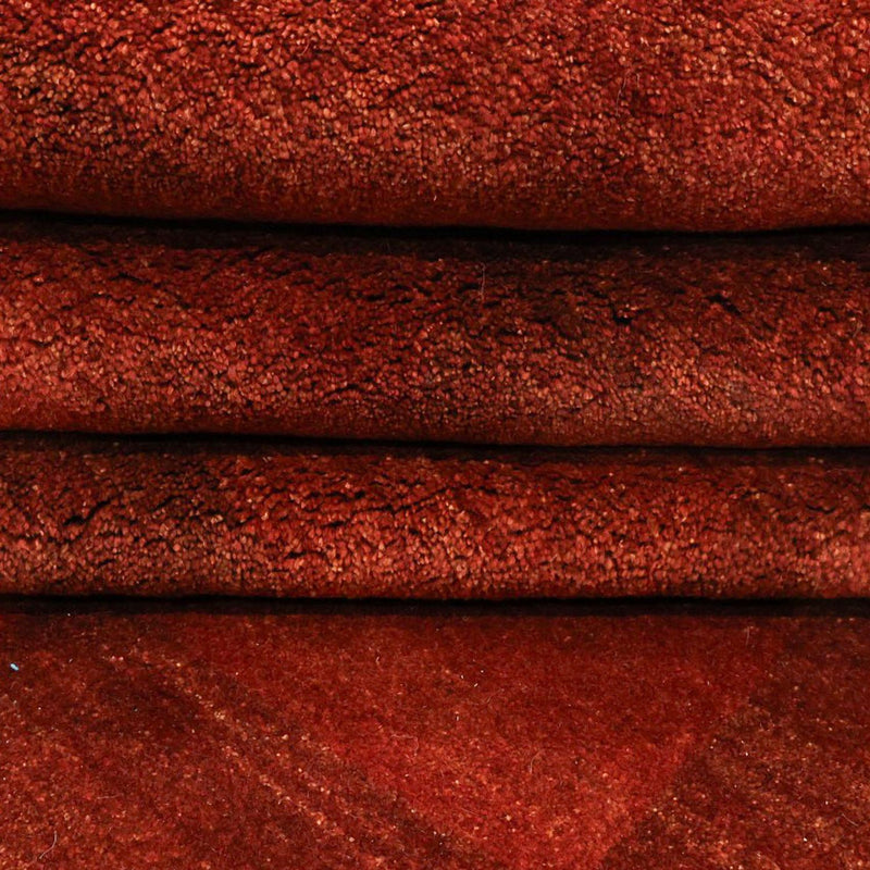 Gabbeh Teppich - Perser - 327 x 259 cm - dunkelrot