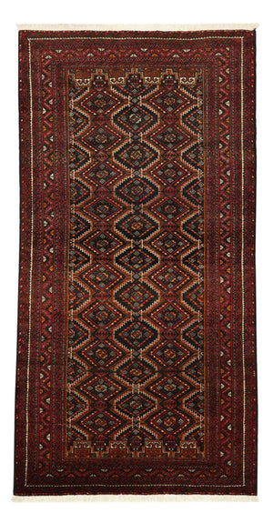 Läufer Belutsch - 195 x 98 cm - dunkelrot