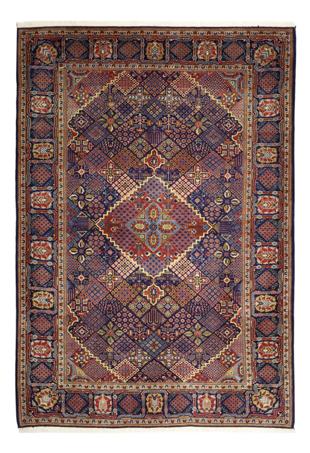 Perserteppich - Keshan - 211 x 143 cm - dunkelblau
