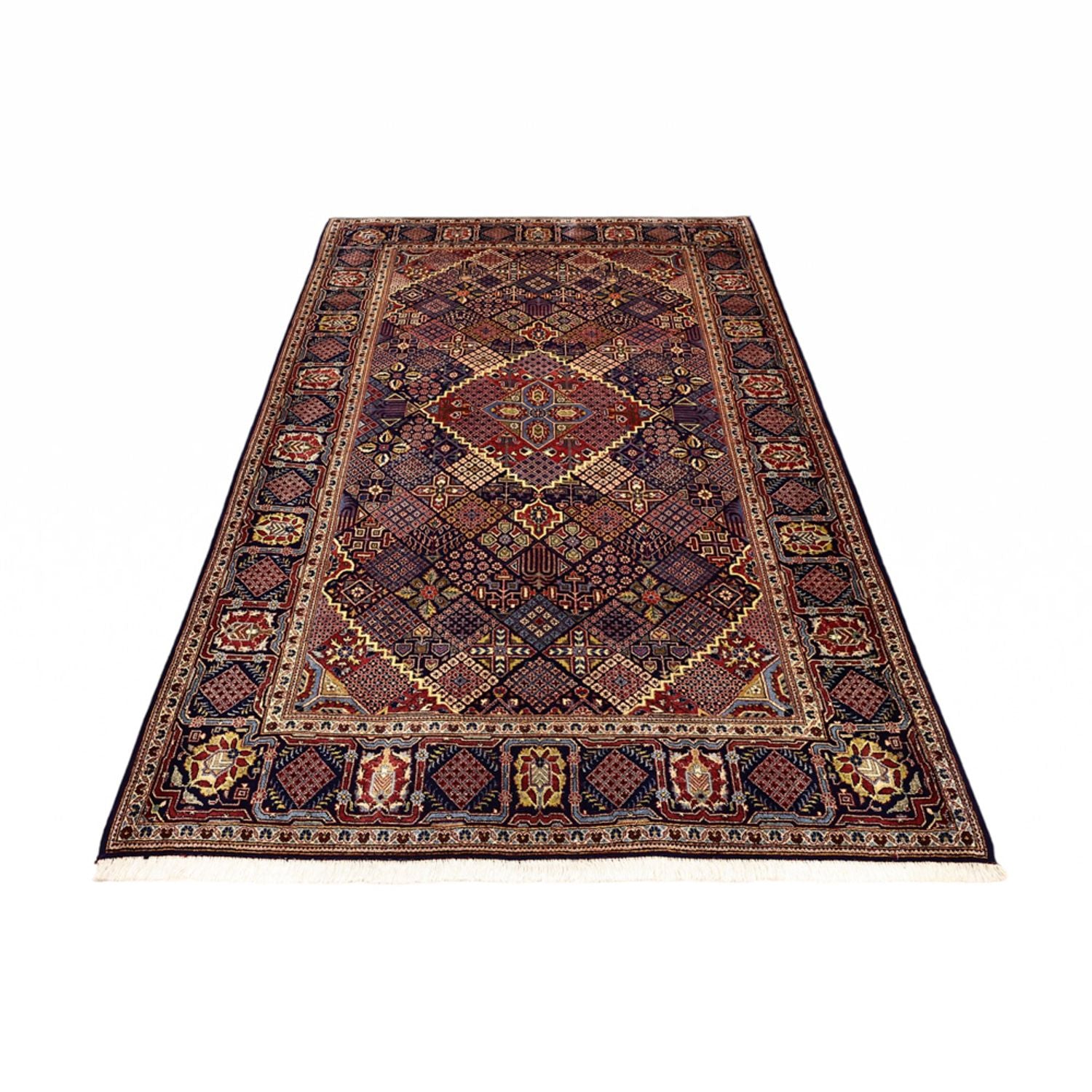 Perserteppich - Keshan - 211 x 143 cm - dunkelblau