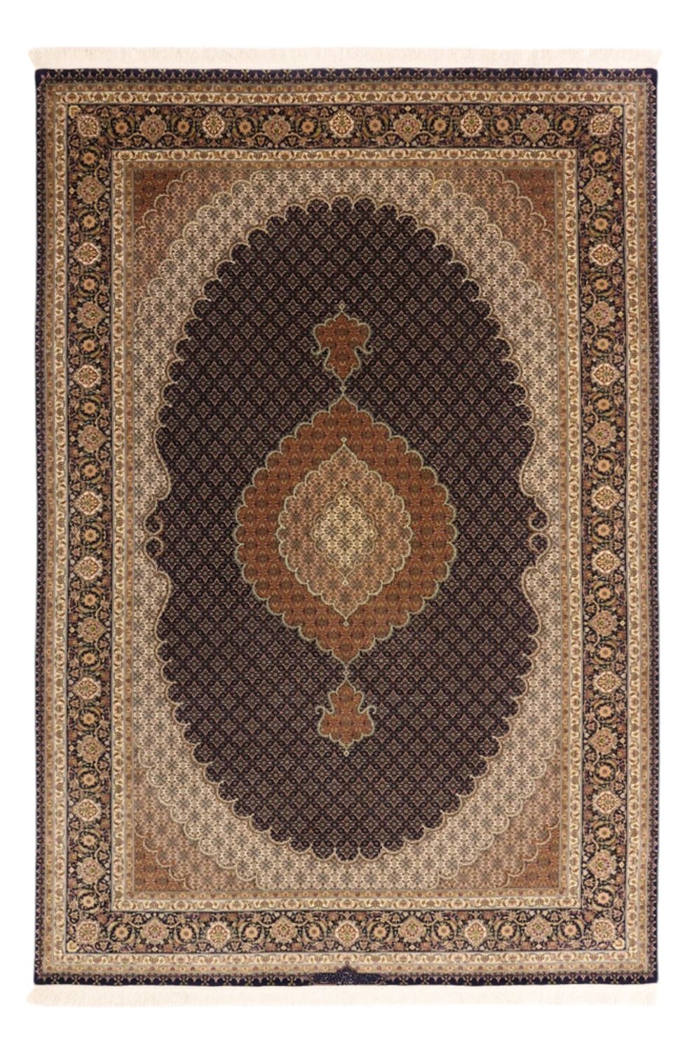 Perserteppich - Täbriz - 299 x 204 cm - dunkelbeige