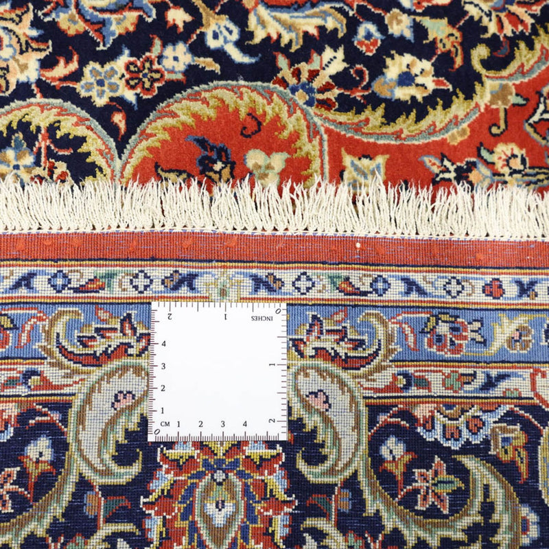 Perserteppich - Ghom - Royal - Seidenkette - 220 x 141 cm - rot