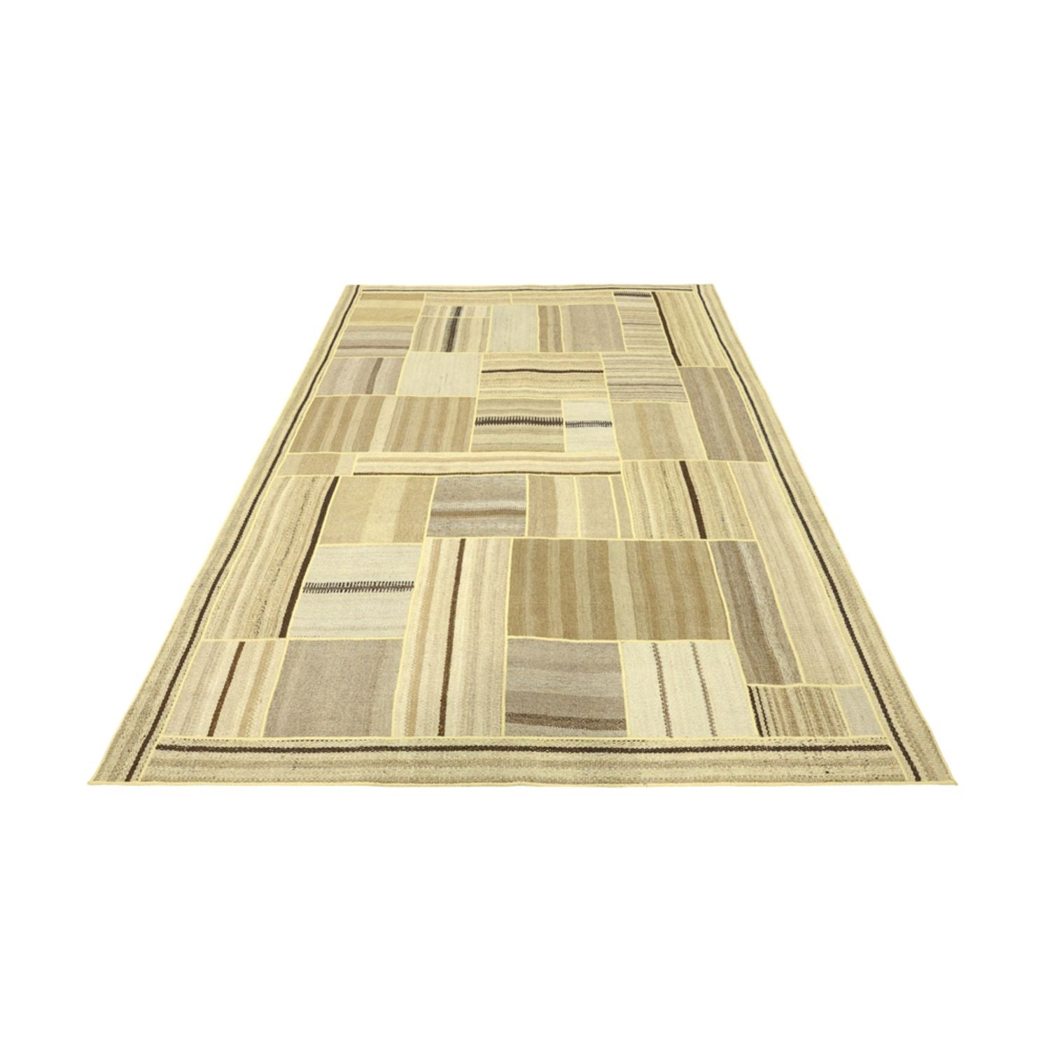 Kelim Teppich - Oriental - 234 x 172 cm - dunkelbeige