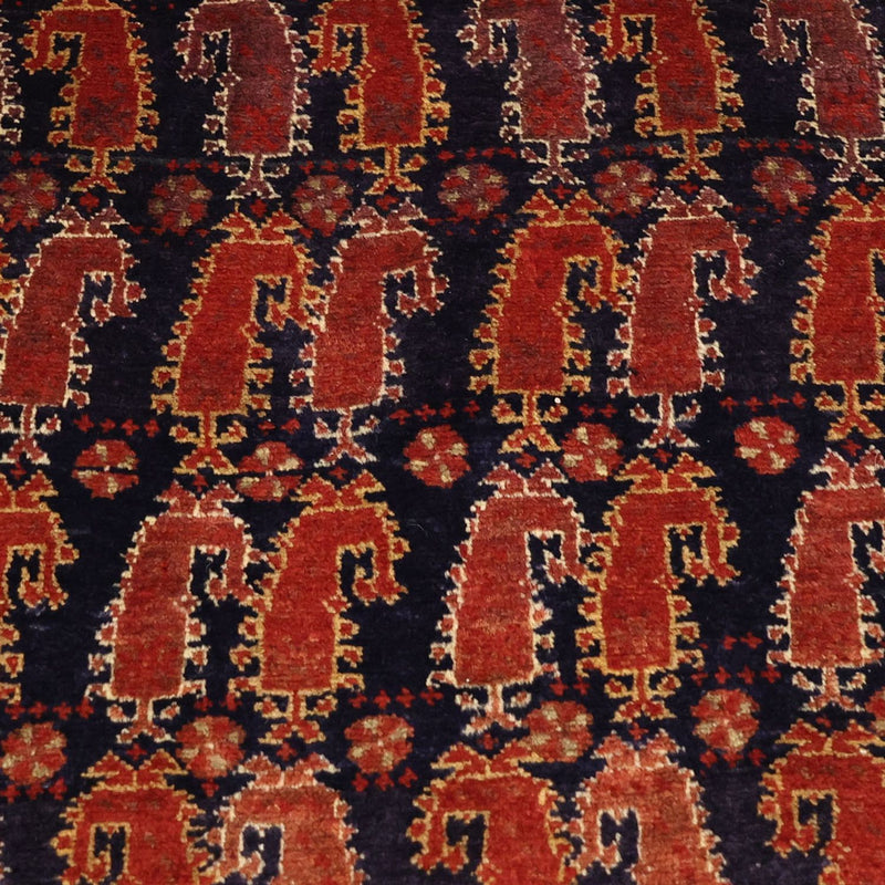 Läufer Belutsch - 194 x 100 cm - dunkelrot