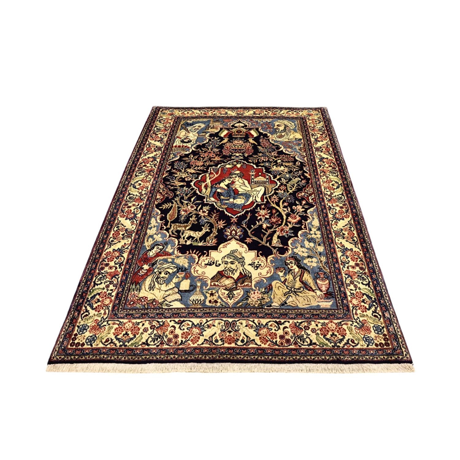 Perserteppich - Täbriz - 197 x 136 cm - mehrfarbig