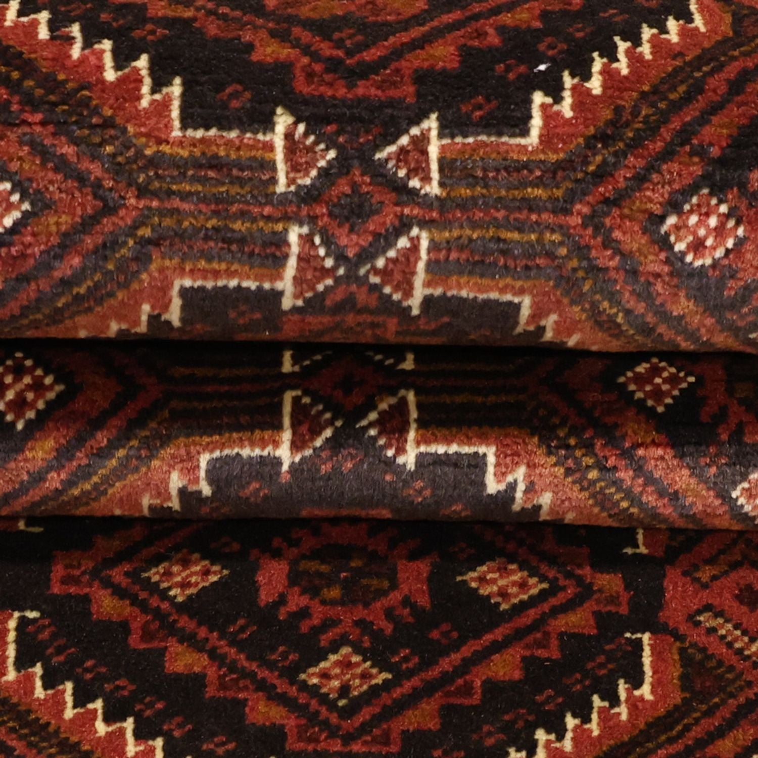 Läufer Belutsch - 192 x 98 cm - dunkelrot
