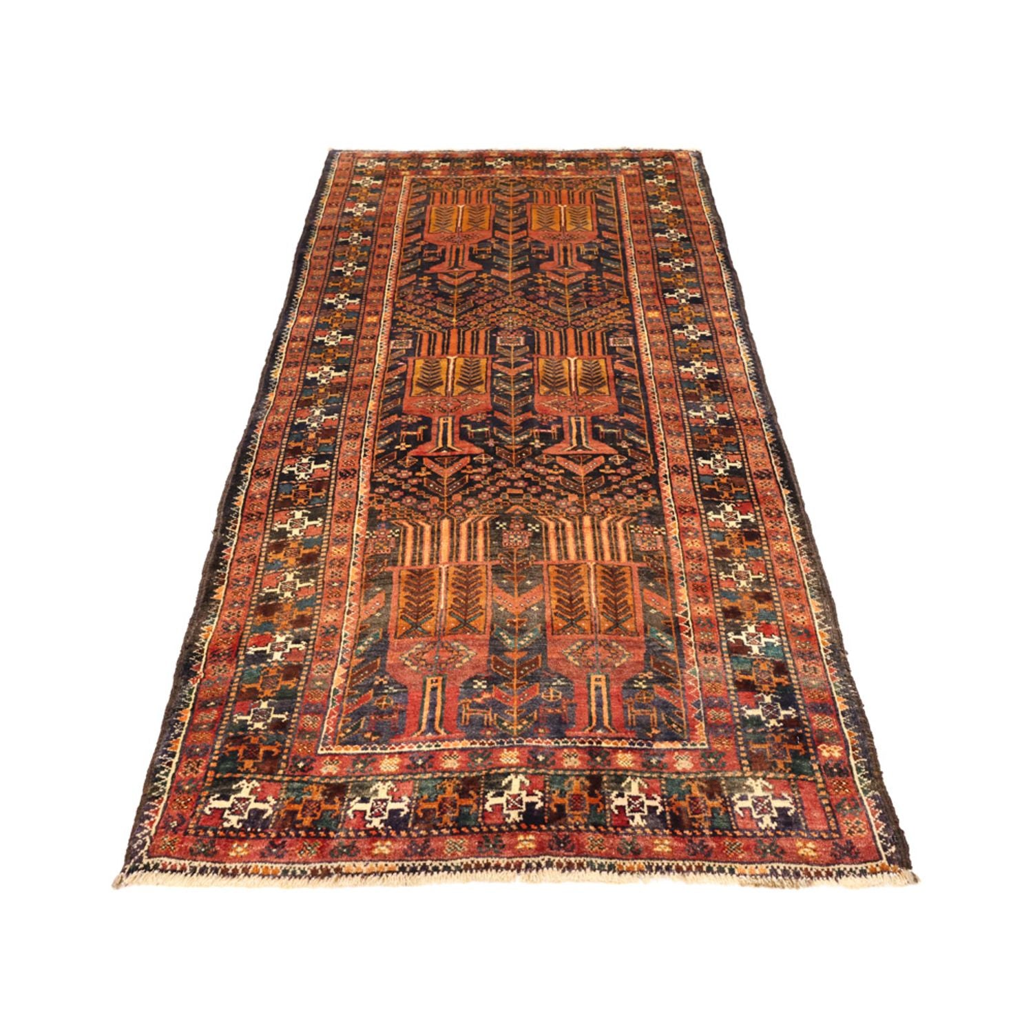 Läufer Belutsch - 212 x 106 cm - dunkelrot