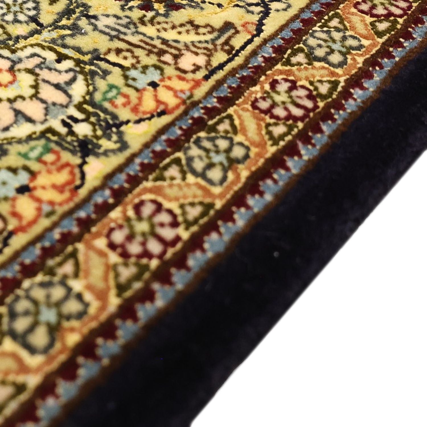 Perserteppich - Täbriz - Royal - 146 x 102 cm - dunkelgrün
