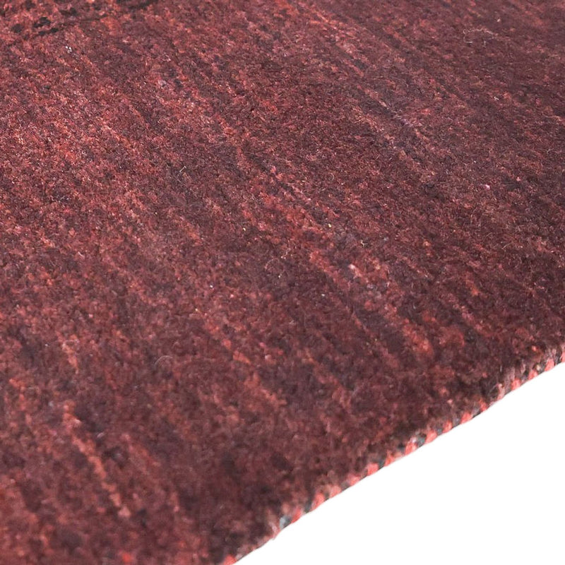 Gabbeh Teppich - Loribaft Indus - 235 x 166 cm - dunkelrot