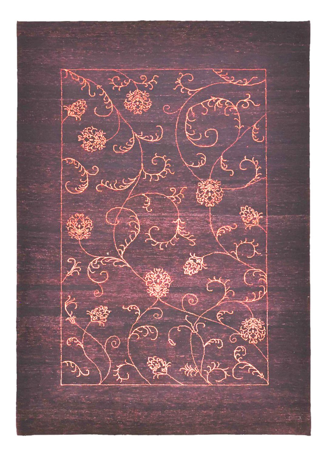 Gabbeh Teppich - Loribaft Indus - 240 x 173 cm - dunkelblau