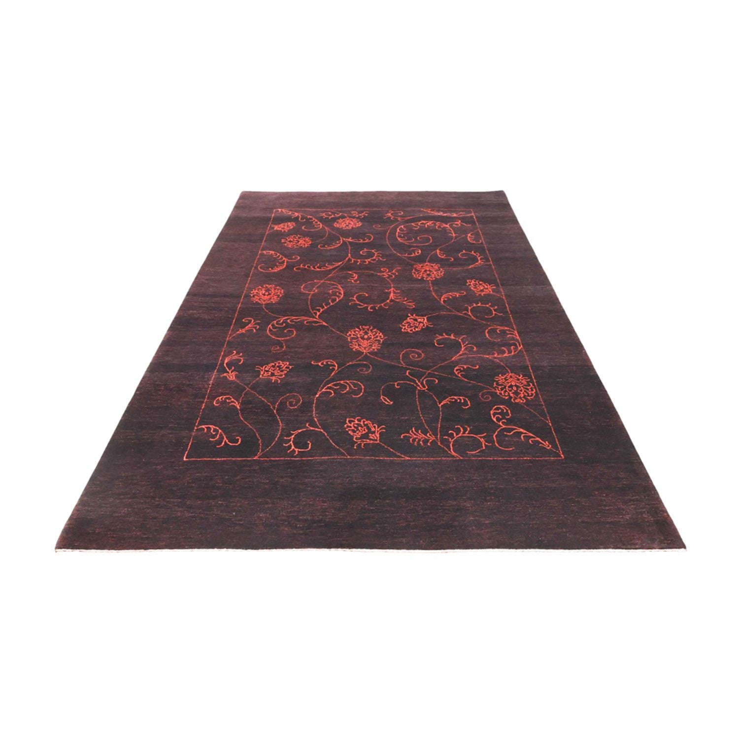 Gabbeh Teppich - Loribaft Indus - 240 x 173 cm - dunkelblau