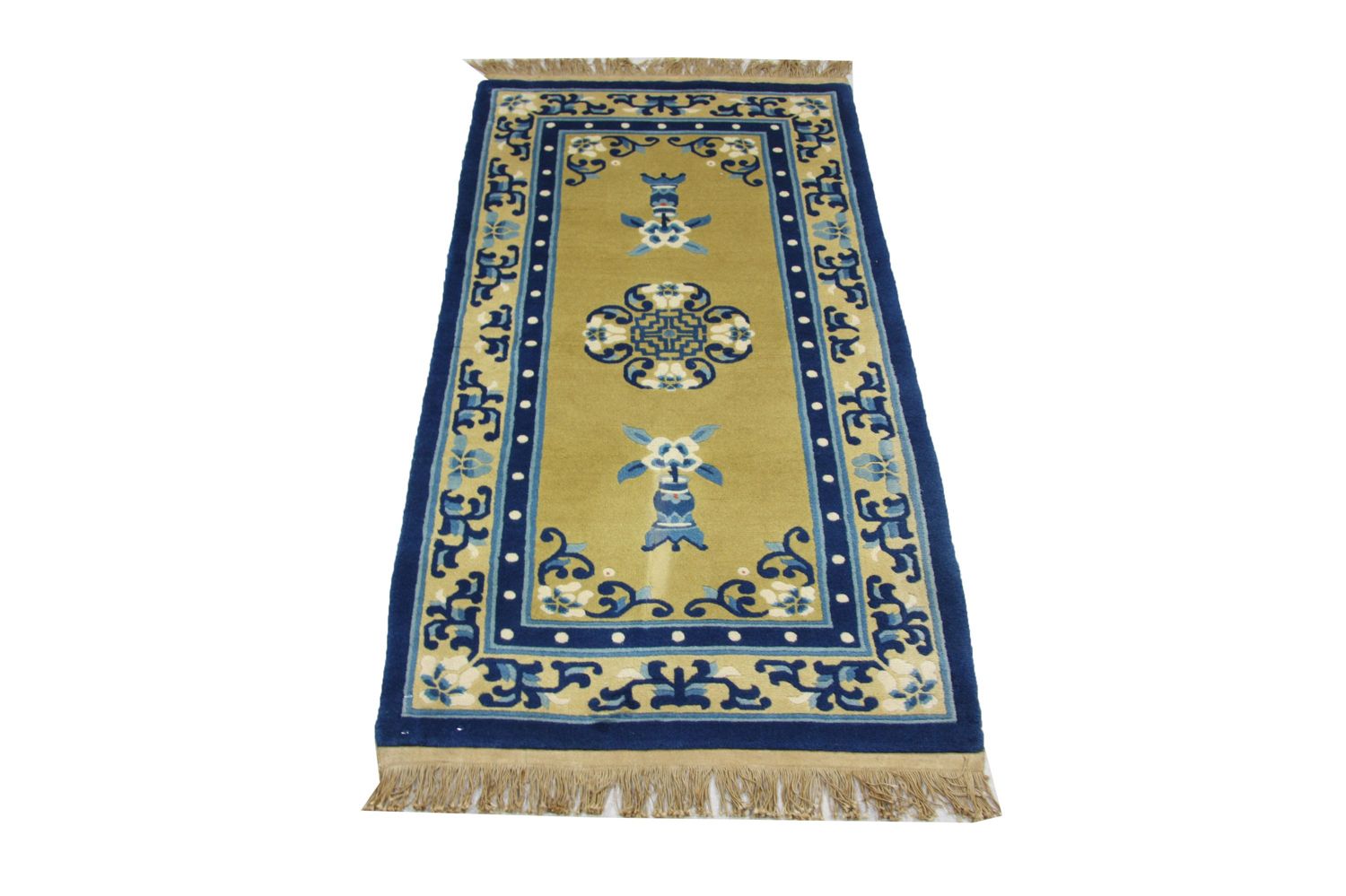 China Teppich 152 x 76 cm - blau