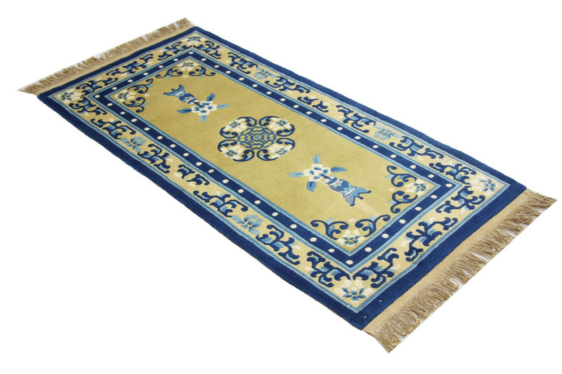 China Teppich 152 x 76 cm - blau