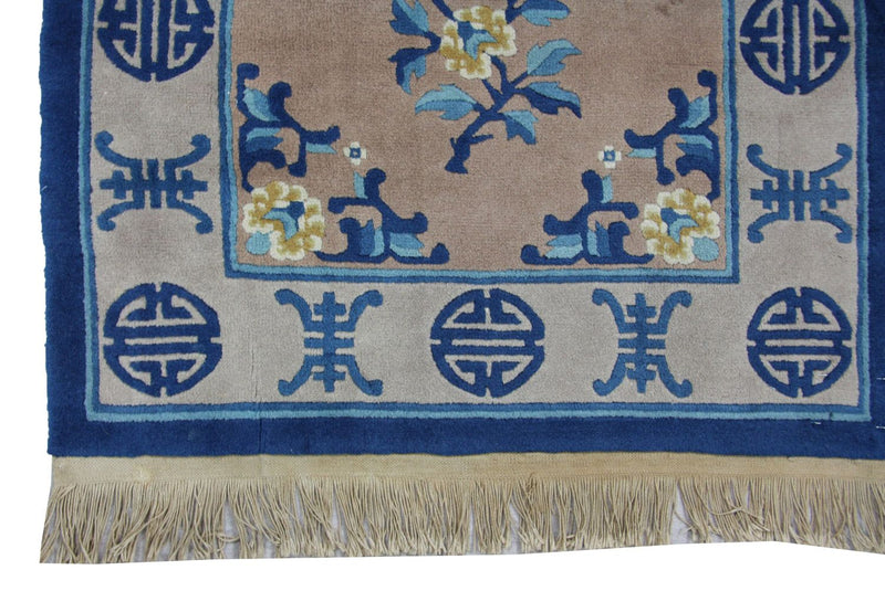 China Teppich 152 x 91 cm - blau