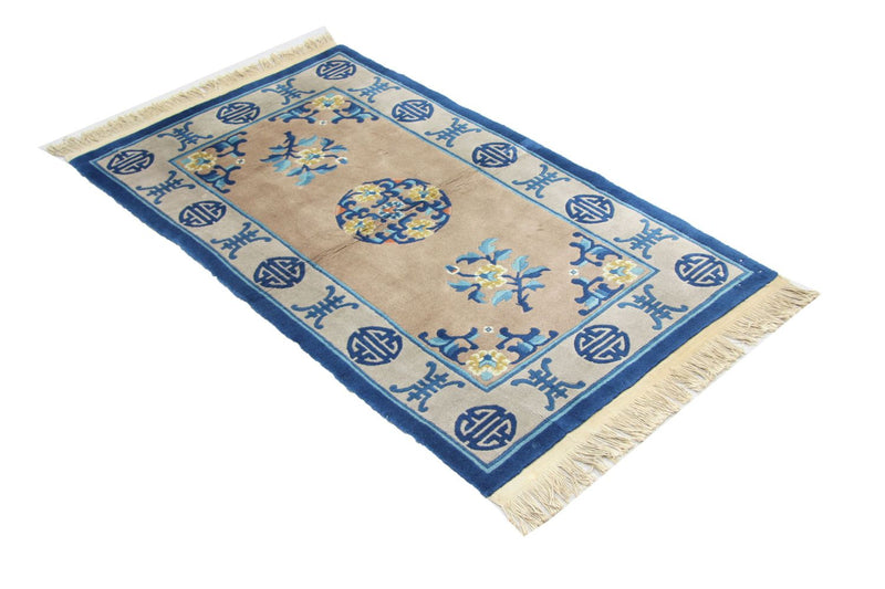 China Teppich 152 x 91 cm - blau