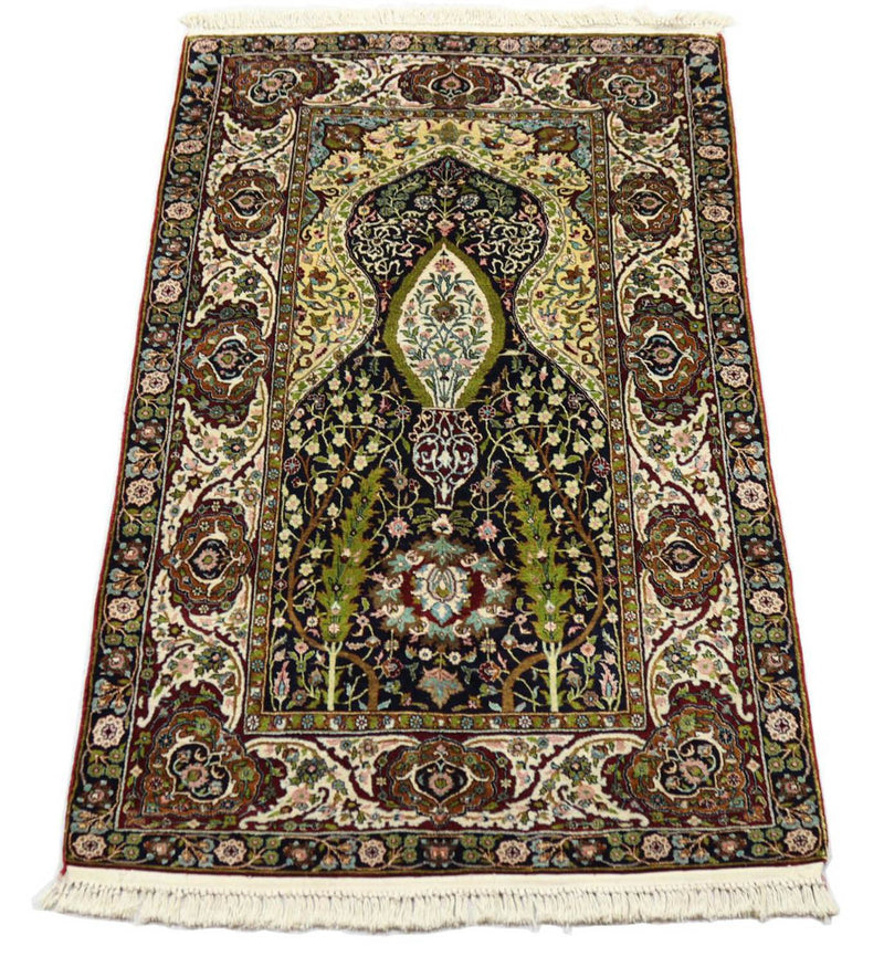Seidenteppich - Kaschmir Seide 152 x 98 cm Teppichbrücke