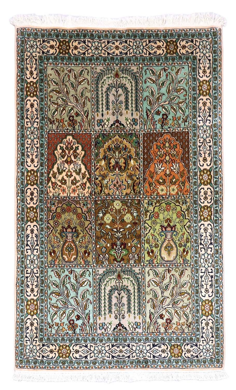 Seidenteppich - Kaschmir Seide 151 x 95 cm Teppichbrücke