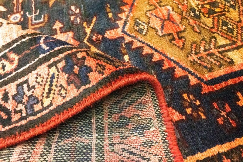 Perserteppich - Nomadic 300 x 112 cm - blau
