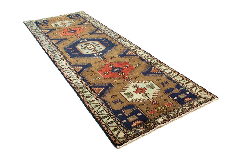 Perserteppich - Nomadic 295 x 102 cm - blau