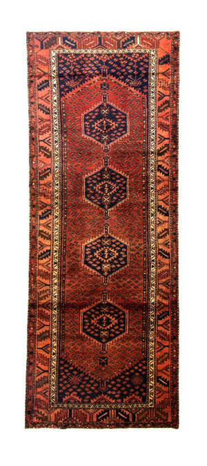 Perserteppich - Nomadic 316 x 118 cm - blau