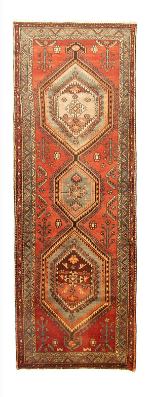 Perserteppich - Nomadic 292 x 98 cm - orange