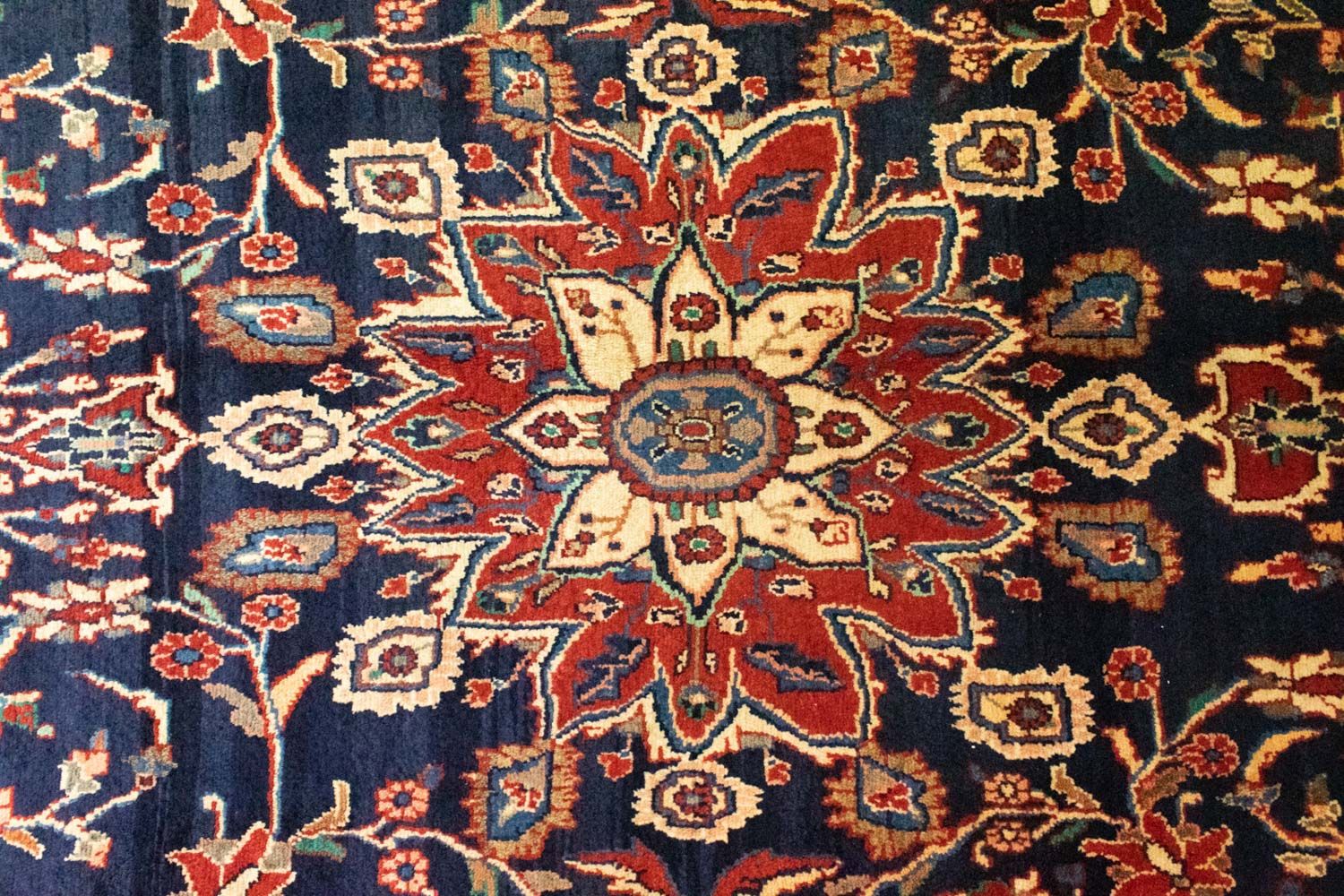 Perserteppich - Nomadic 317 x 203 cm - blau