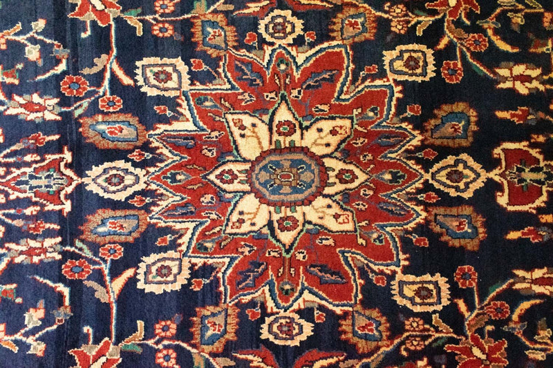 Perserteppich - Nomadic 317 x 203 cm - blau