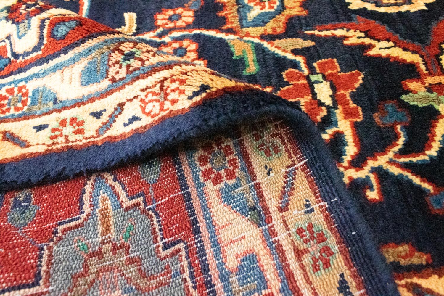 Perserteppich - Nomadic 317 x 203 cm - blau