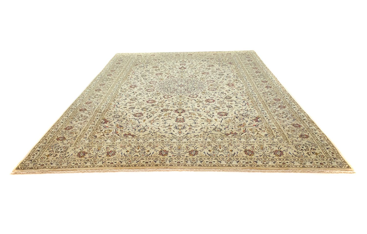 Perserteppich - Keshan 350 x 252 cm - beige