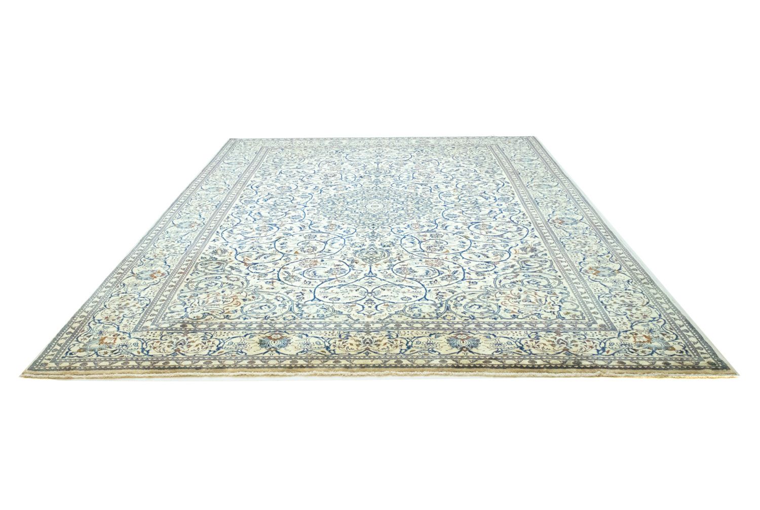 Perserteppich - Keshan 402 x 281 cm - beige