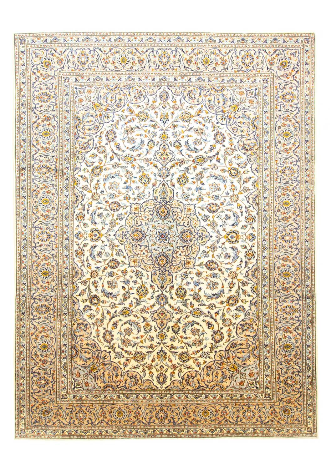 Perserteppich - Keshan 388 x 288 cm - beige