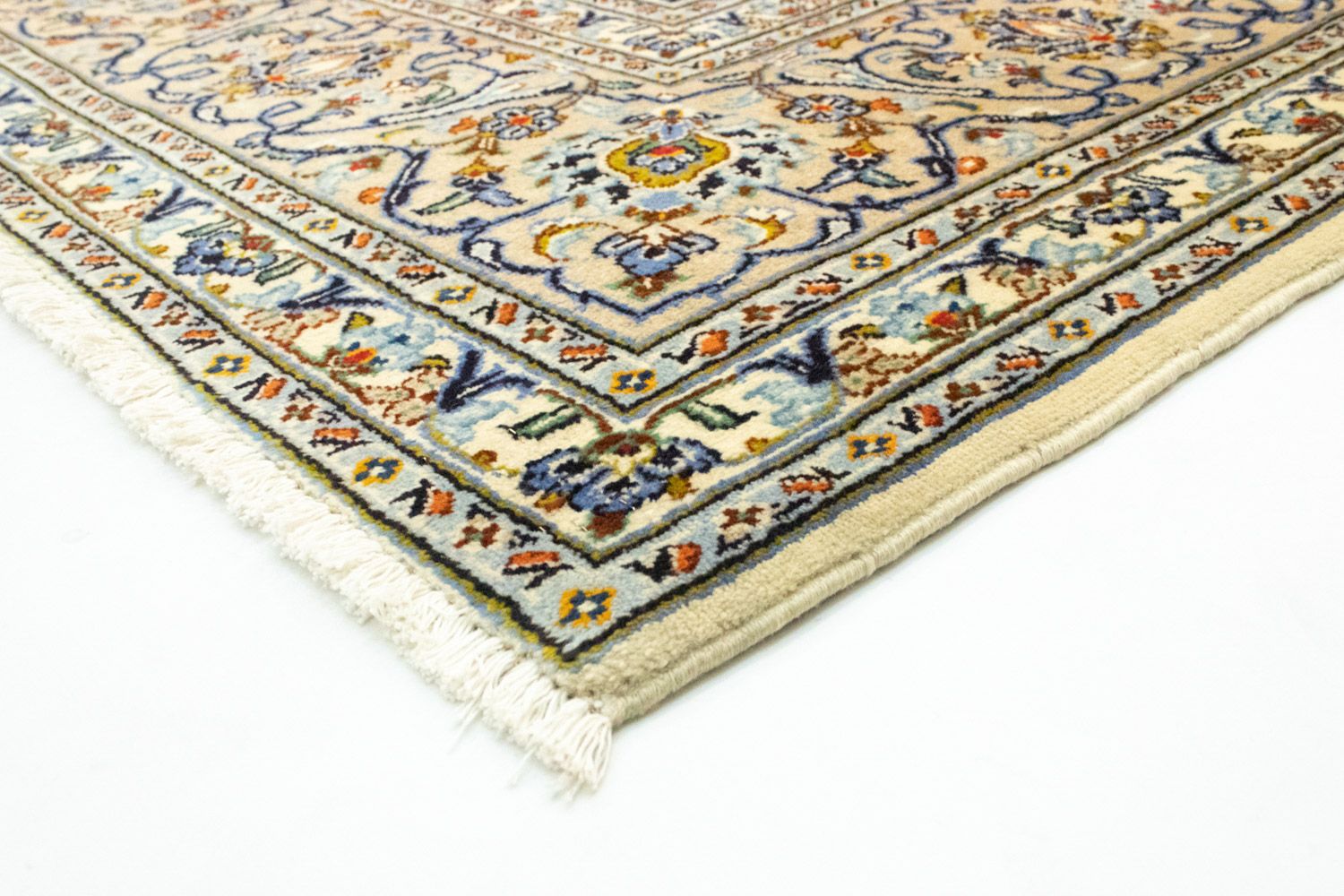 Perserteppich - Keshan 388 x 288 cm - beige