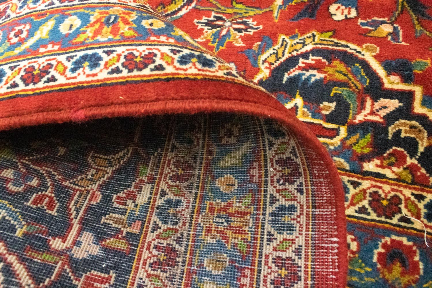 Perserteppich - Keshan 410 x 310 cm - rot