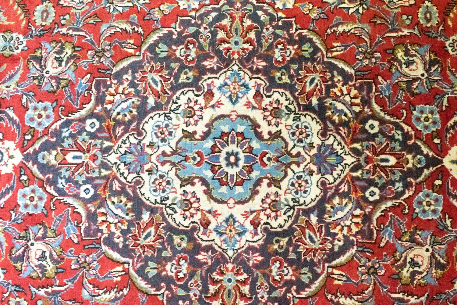 Perserteppich - Keshan 384 x 280 cm - rot