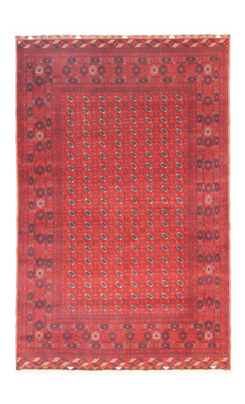 Afghan Teppich - Buchara 301 x 195 cm - dunkelrot