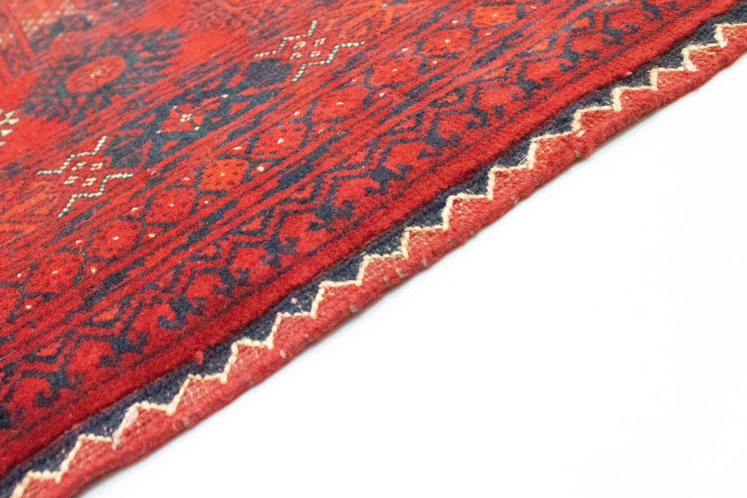 Afghan Teppich - Buchara 294 x 200 cm - dunkelrot