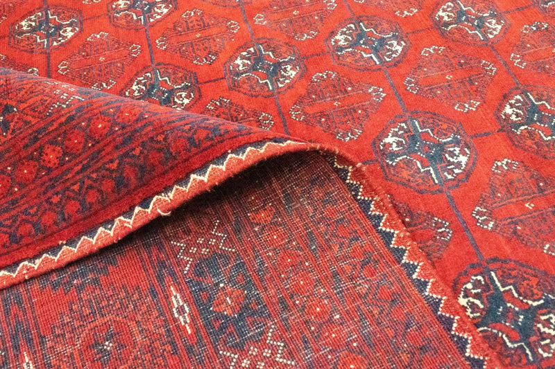 Afghan Teppich - Buchara 294 x 200 cm - dunkelrot