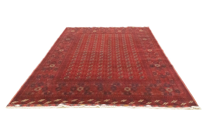 Afghan Teppich - Buchara 294 x 200 cm - dunkelrot