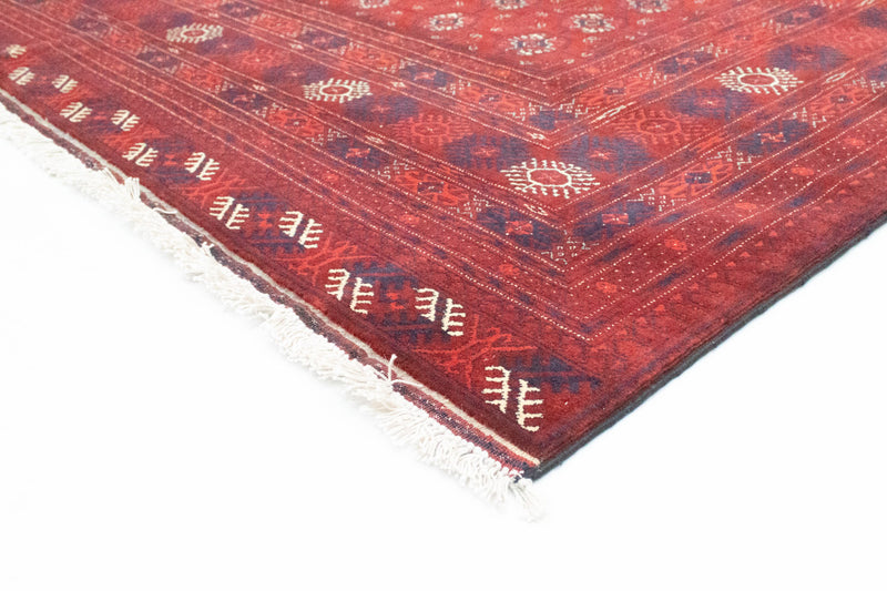 Afghan Teppich - Buchara 301 x 196 cm - dunkelrot