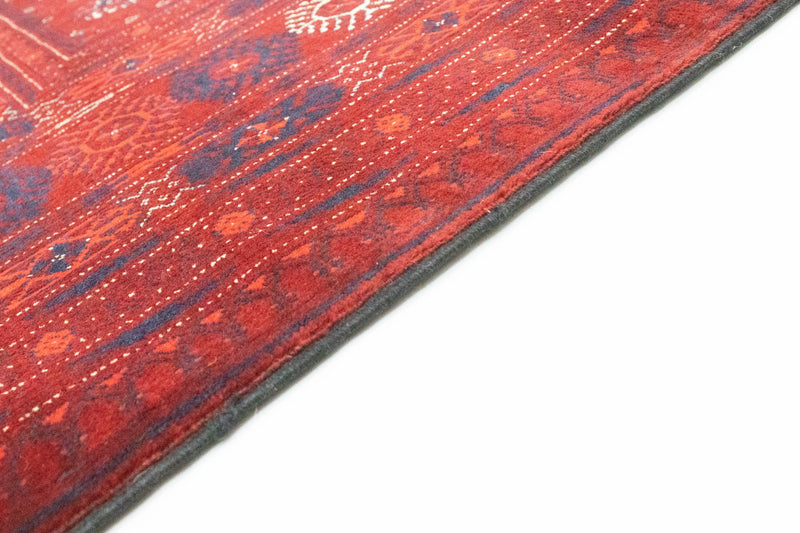 Afghan Teppich - Buchara 301 x 196 cm - dunkelrot