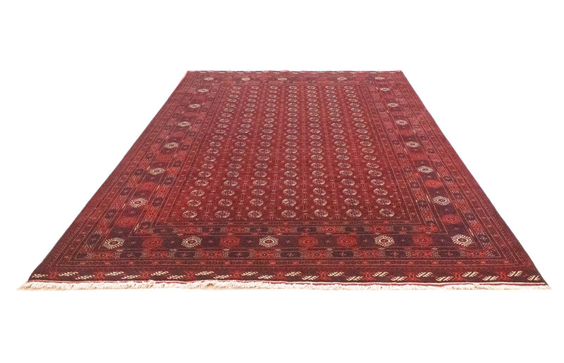 Afghan Teppich - Buchara 301 x 196 cm - dunkelrot