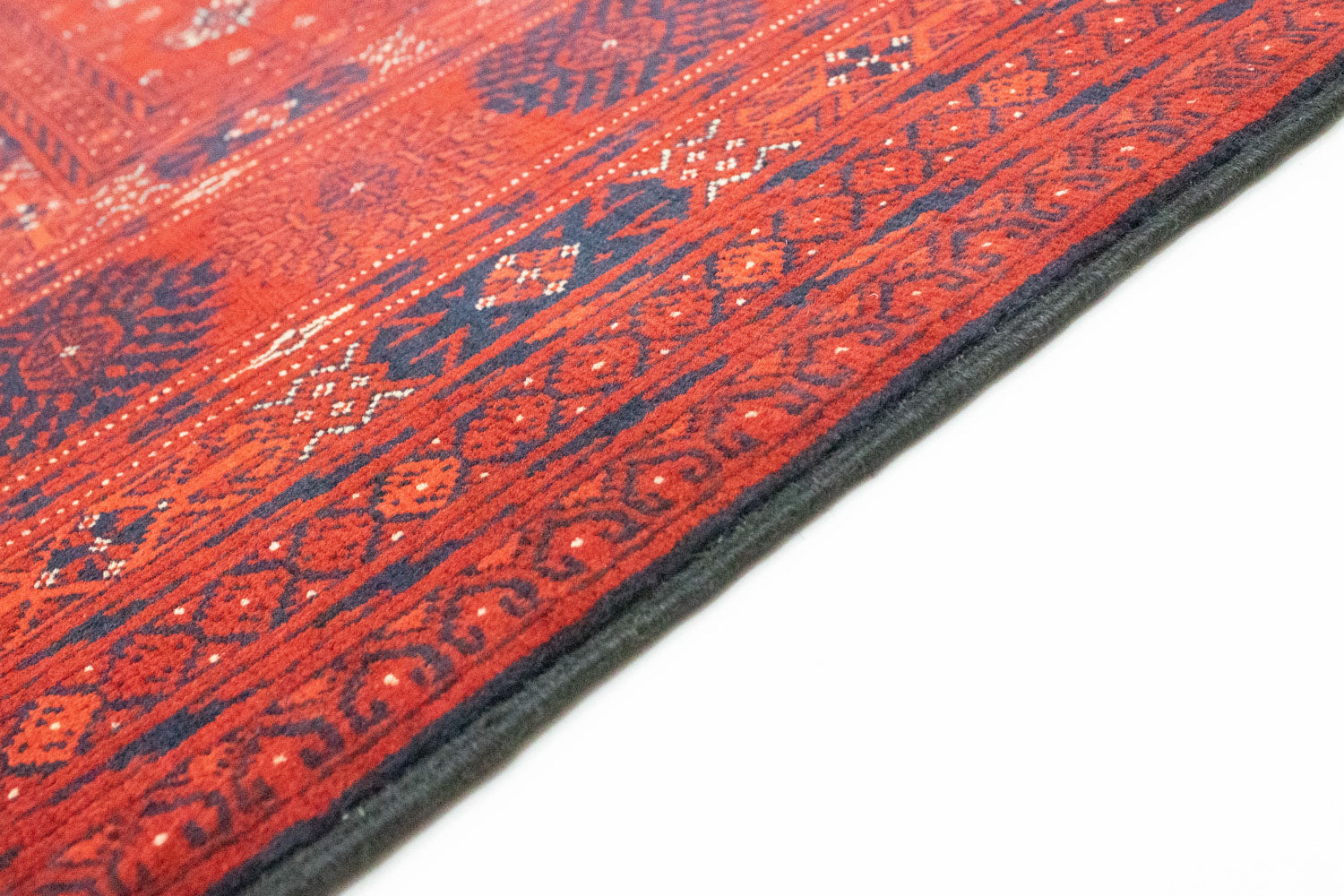 Afghan Teppich - Buchara 297 x 198 cm - dunkelrot