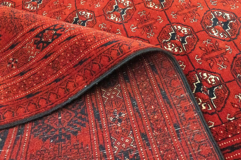 Afghan Teppich - Buchara 293 x 196 cm - rot