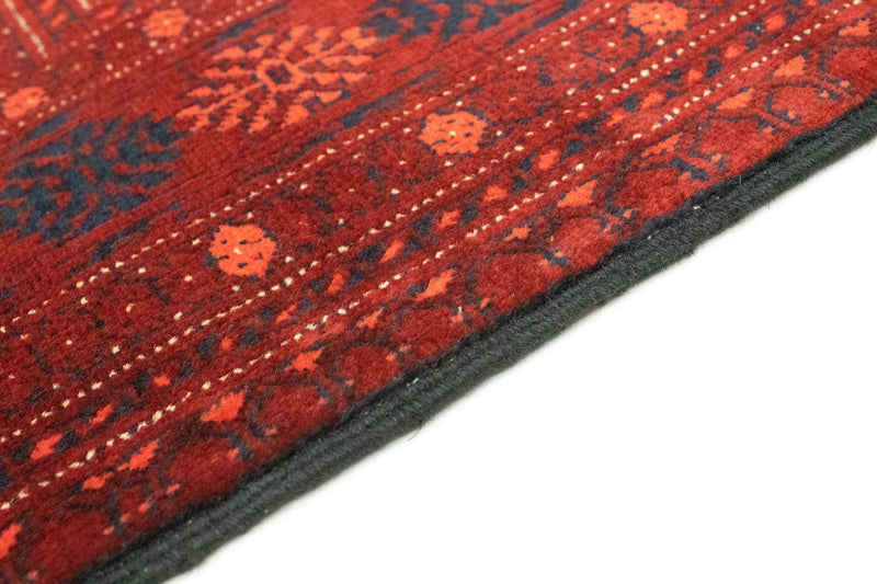 Afghan Teppich - Buchara 293 x 87 cm - dunkelrot